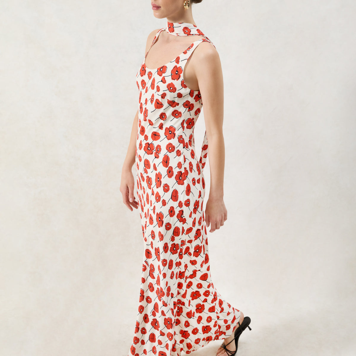 Rory Dress in Poppy Red