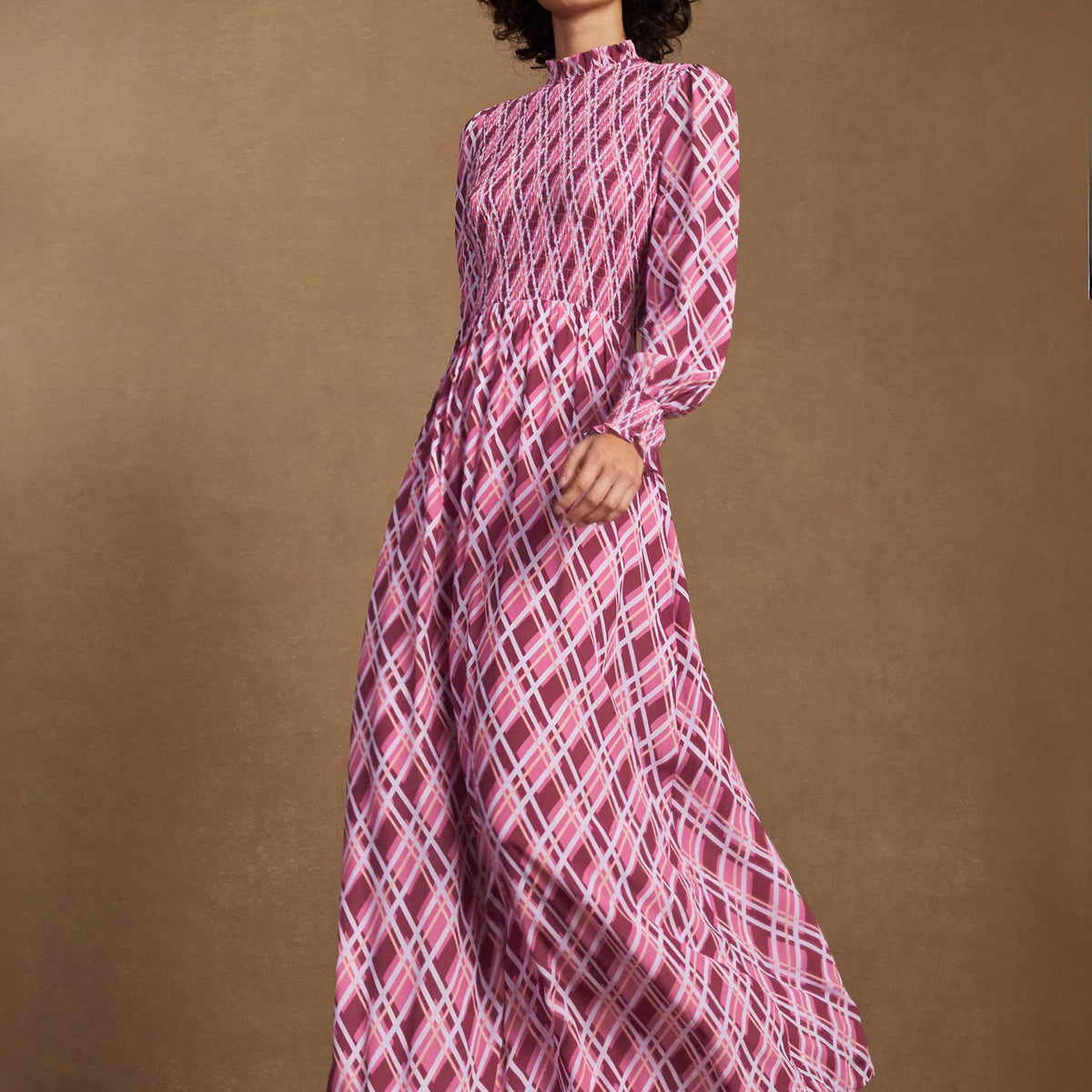 ロゼミューズ RoseMuse jacquard check dress ピンク Rosé Muse jacquard check dress ピンク ワンピース ロゼミューズ