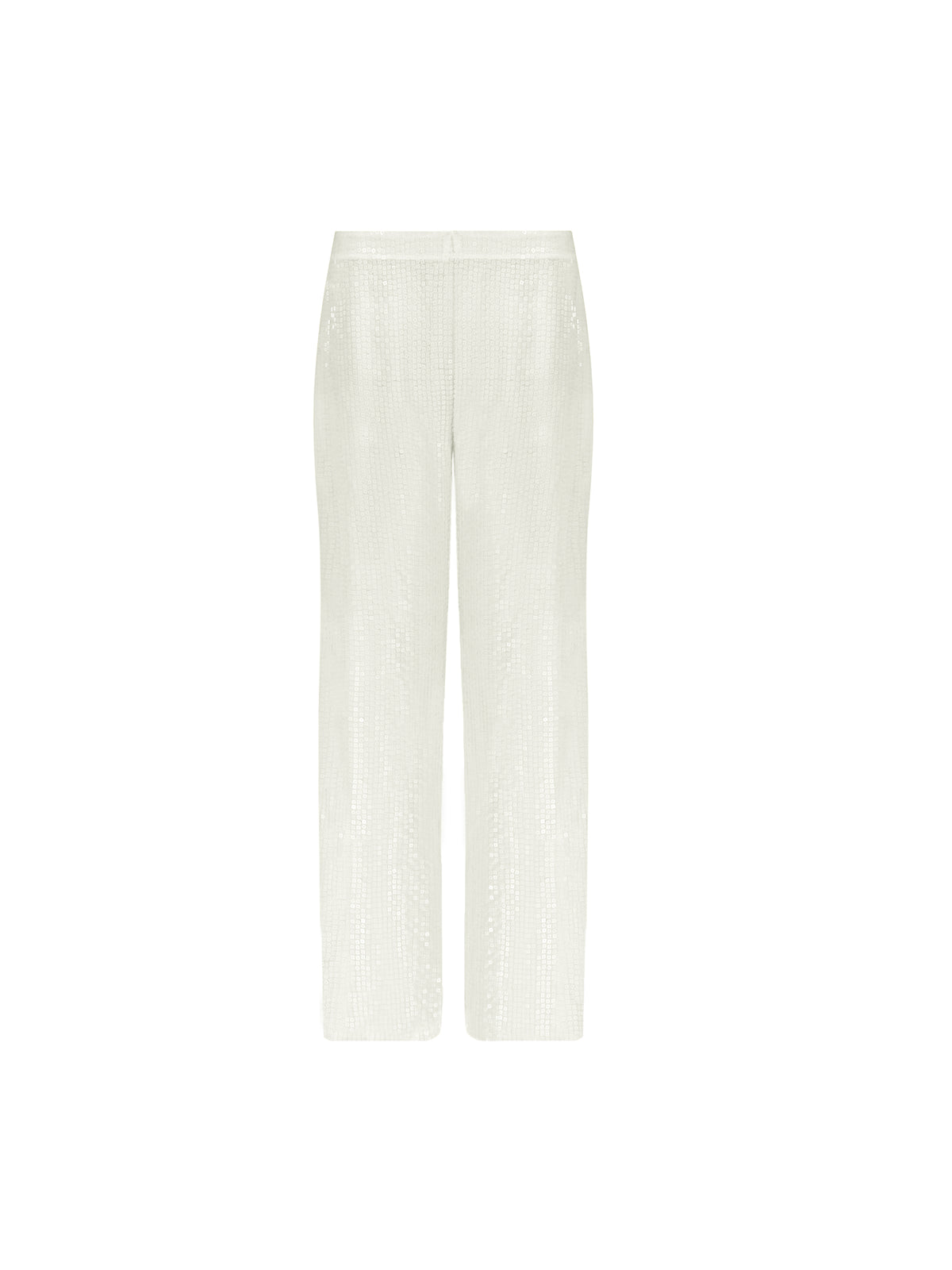 Ivory Sequin Trousers