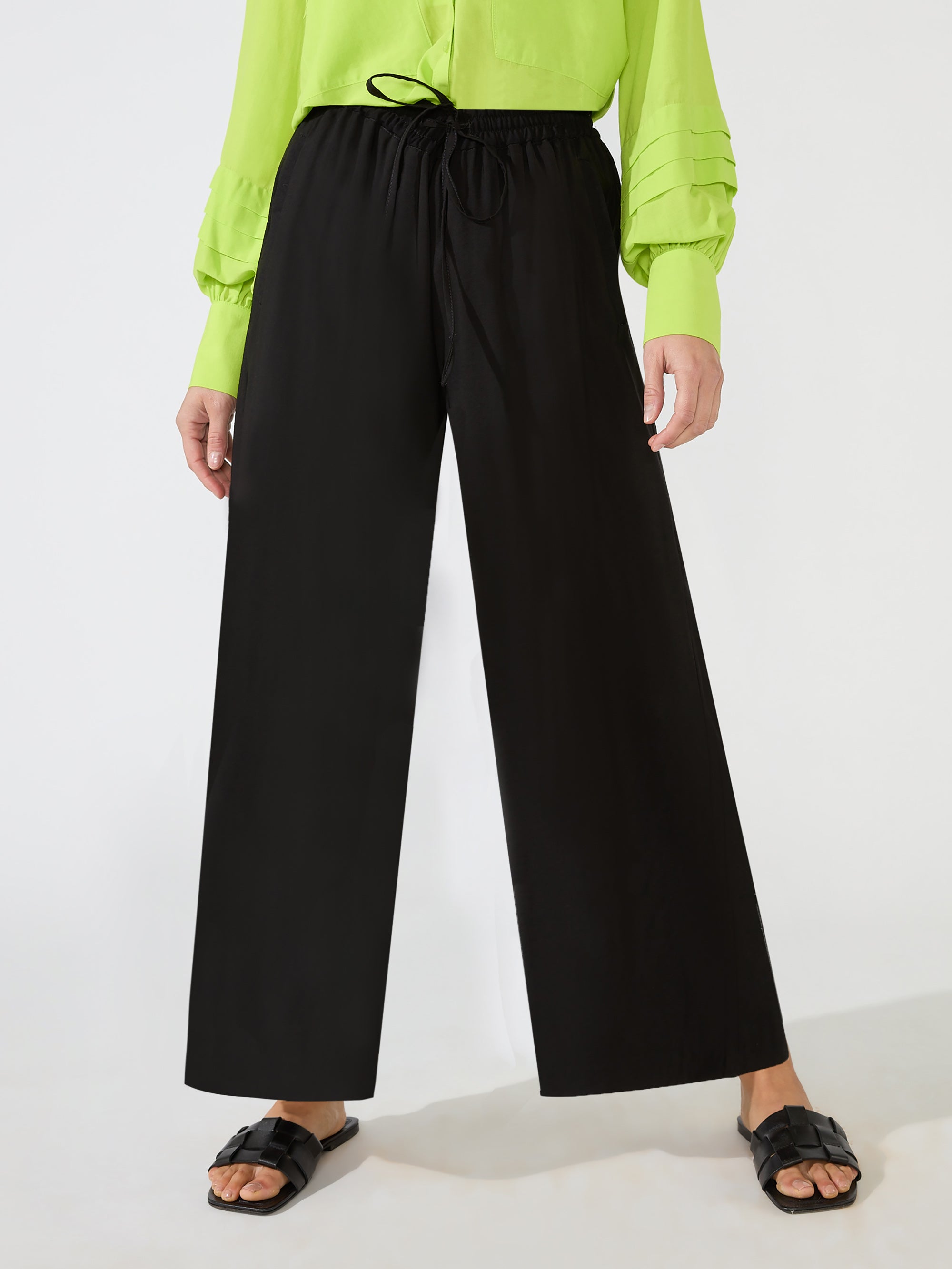 black culotte trouser By Kaotiko e-Shop