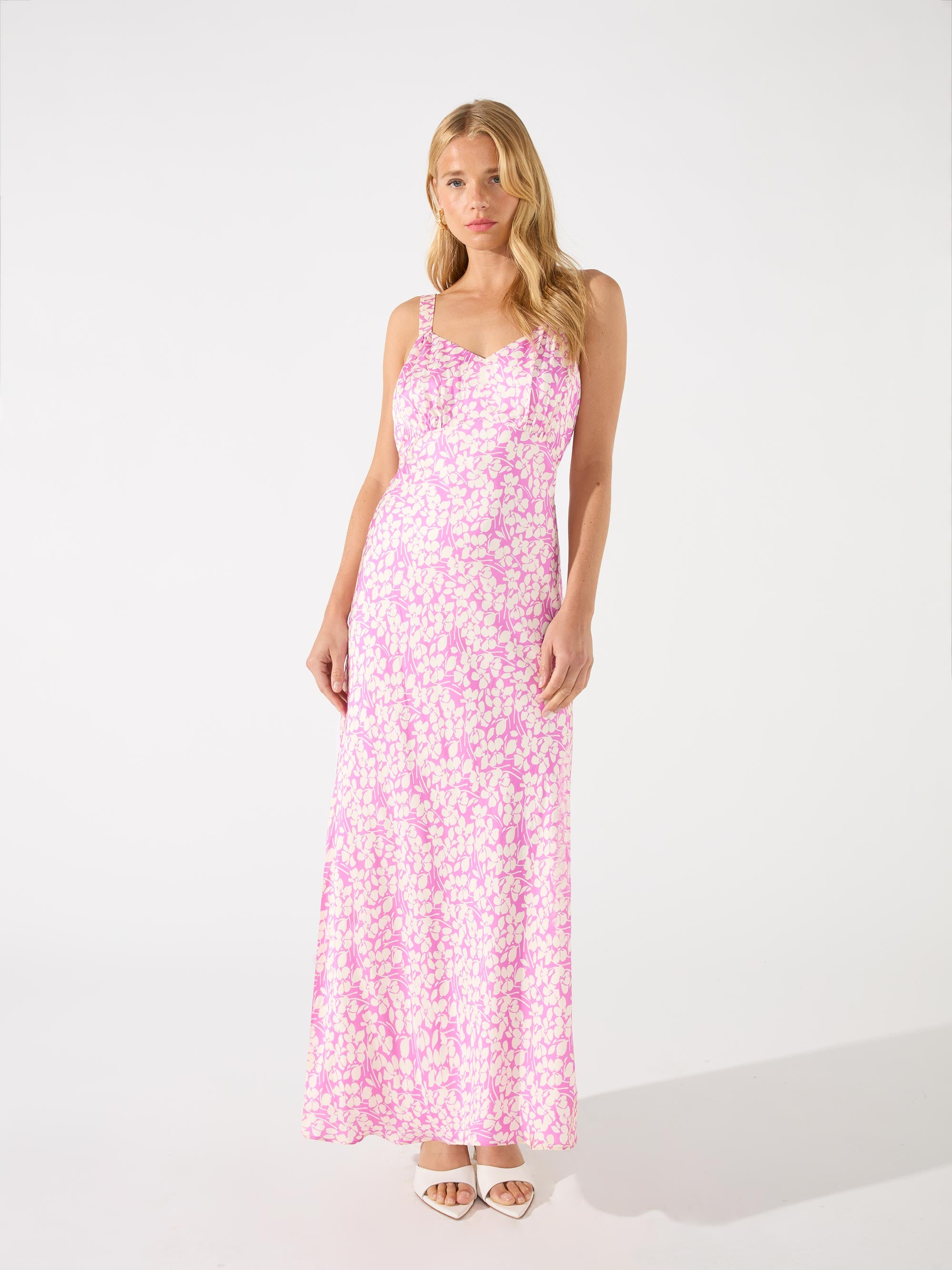 Petite blush maxi dress sale