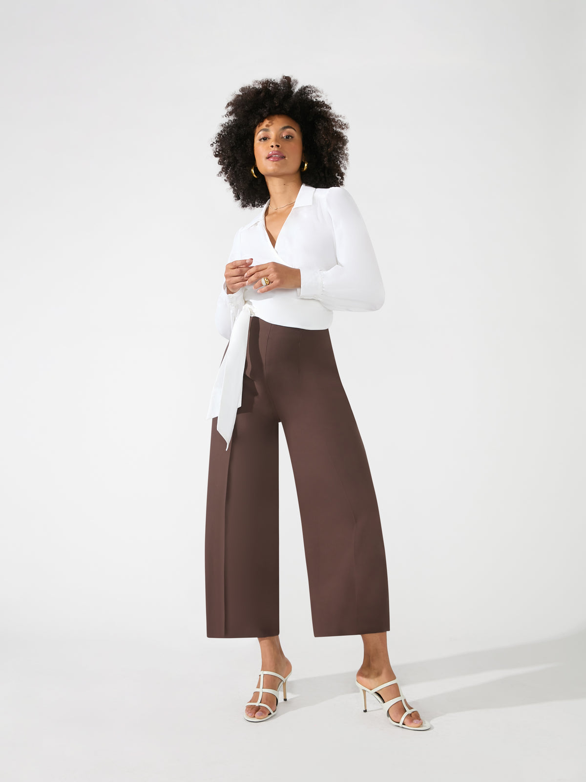 Brown Culotte Trousers
