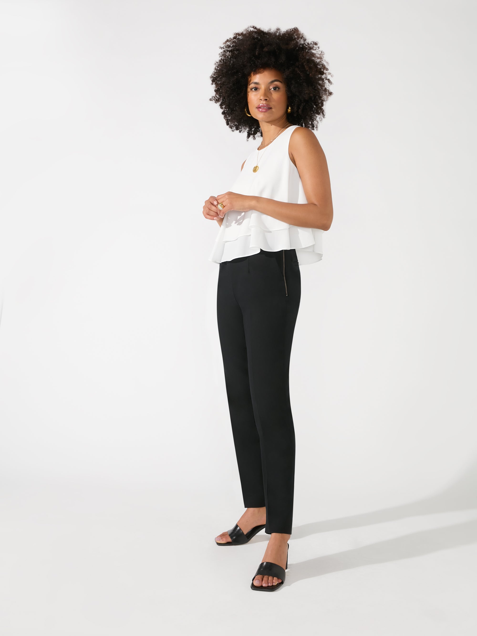 Lauren Ralph Lauren side-zip slim-fit Trousers - Farfetch