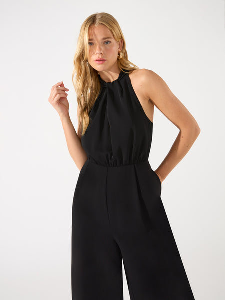 Petite Strappy Jersey Jumpsuit – Ro&Zo