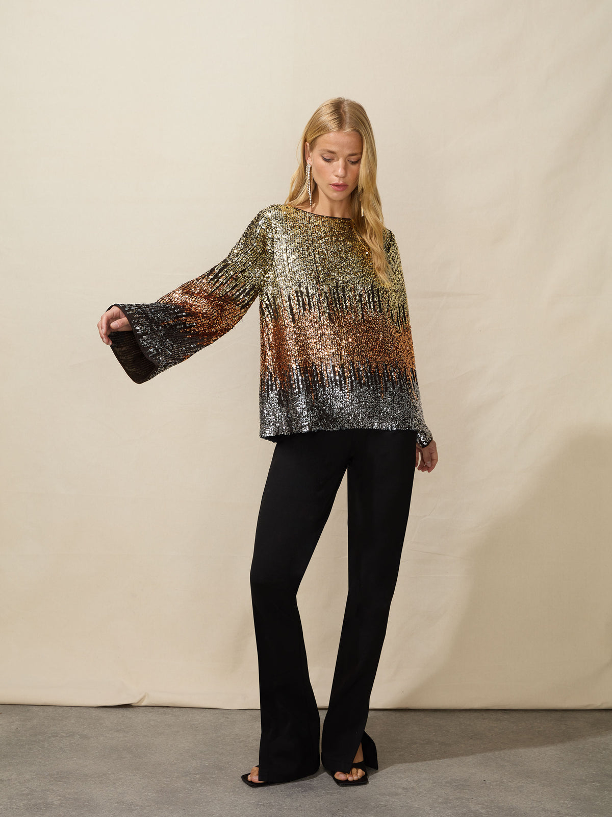 Ombre Sequin Top