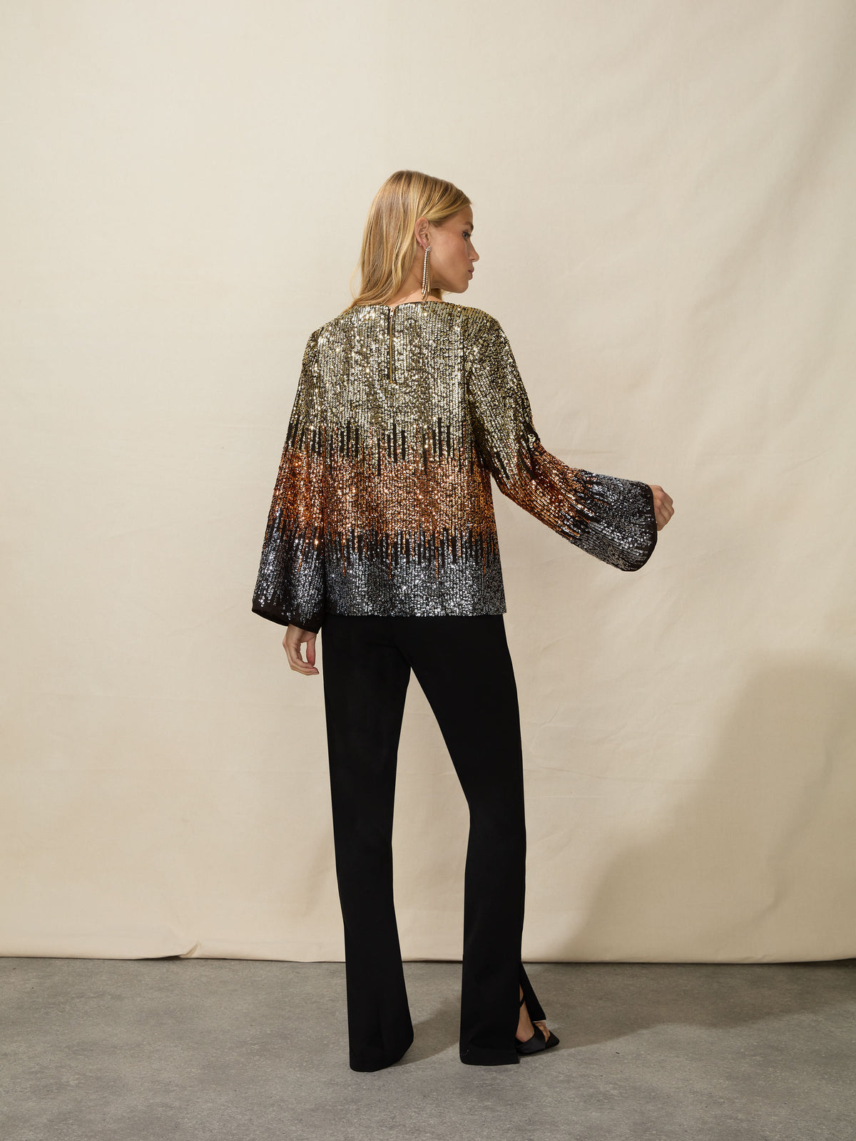 Ombre Sequin Top