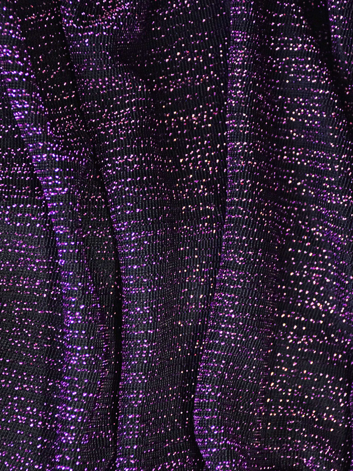 Purple Sparkle Jersey Midi Dress