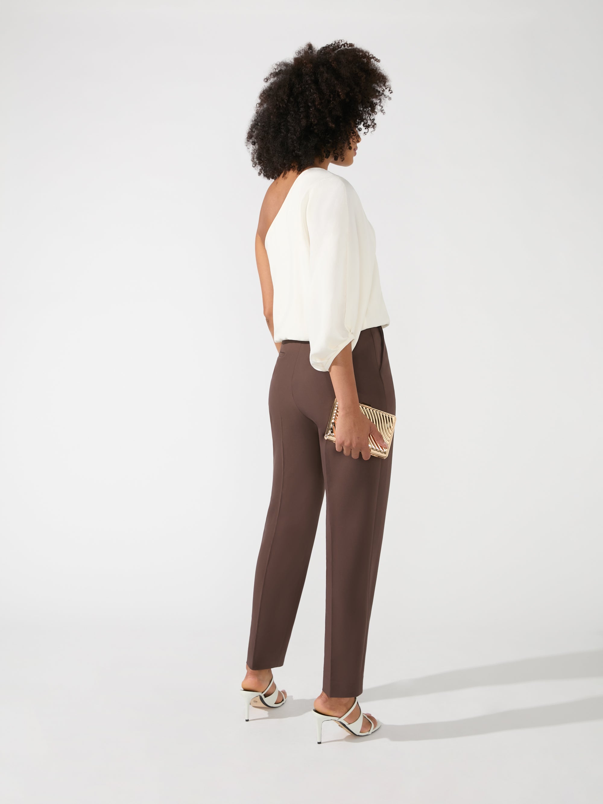 ZW COLLECTION PLEATED TROUSERS - Beige | ZARA India