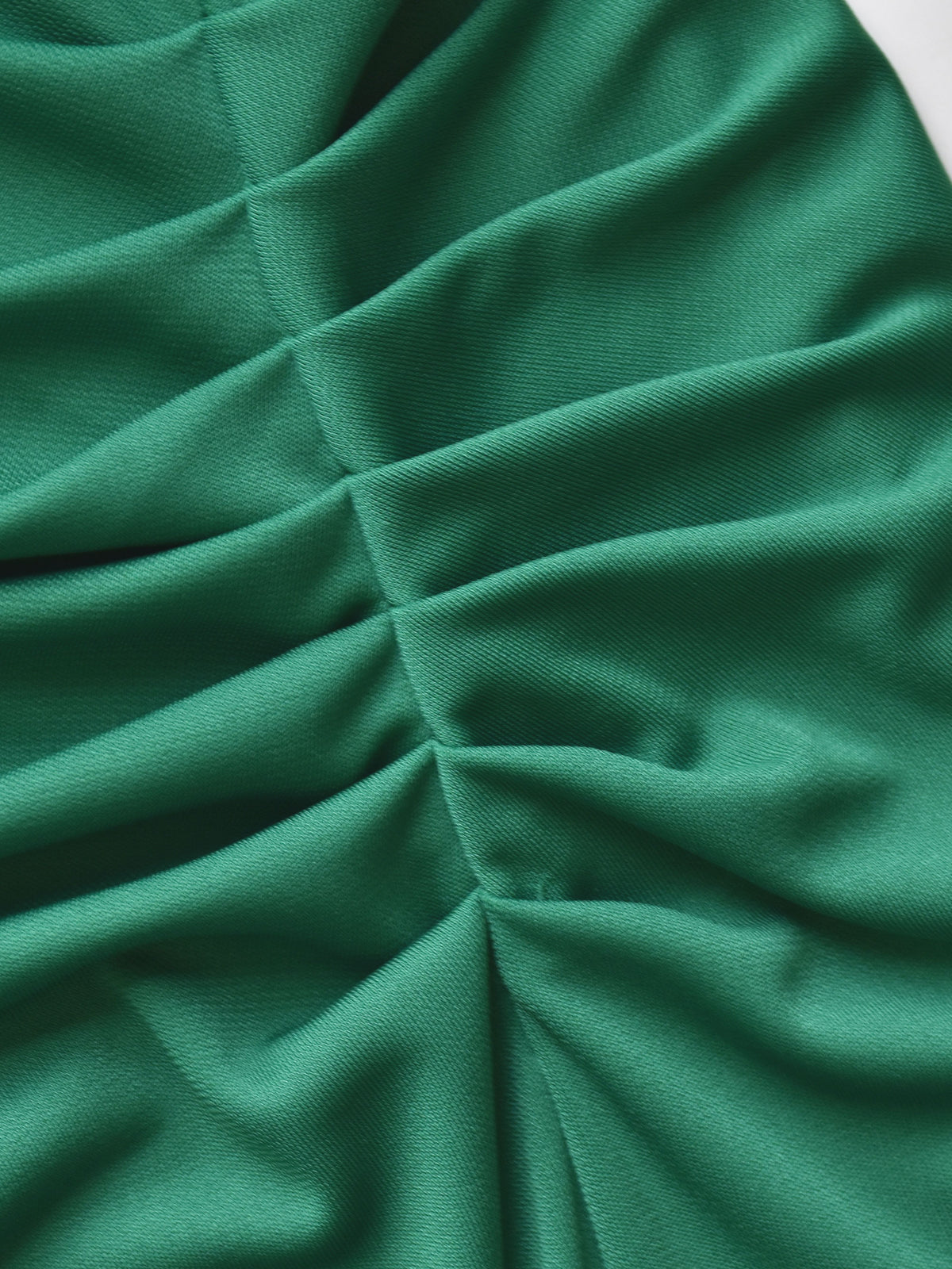Petite Green Crepe Jersey Split Leg Midi Dress