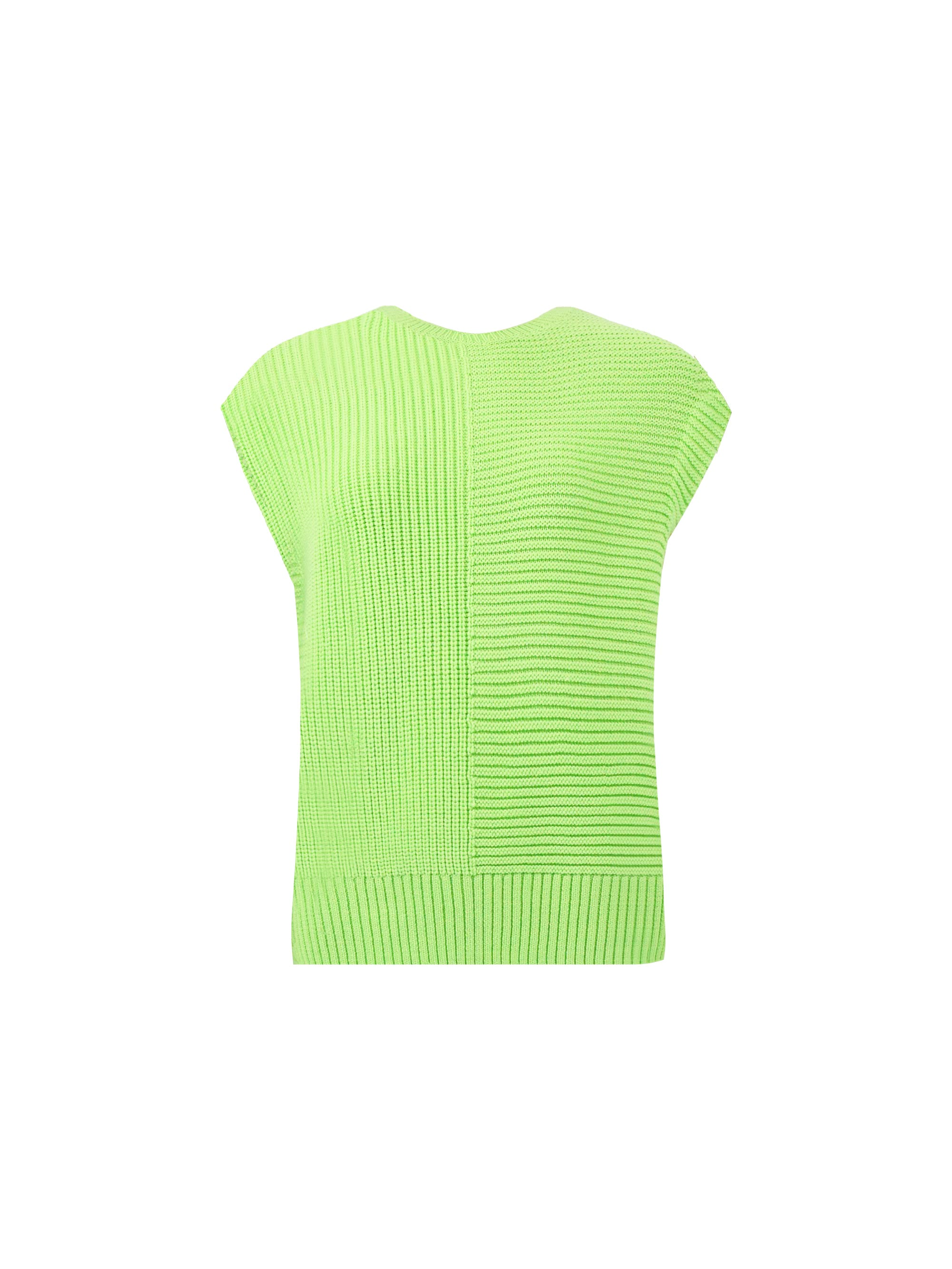 Green Oversized Knit Vest Top – Ro&Zo