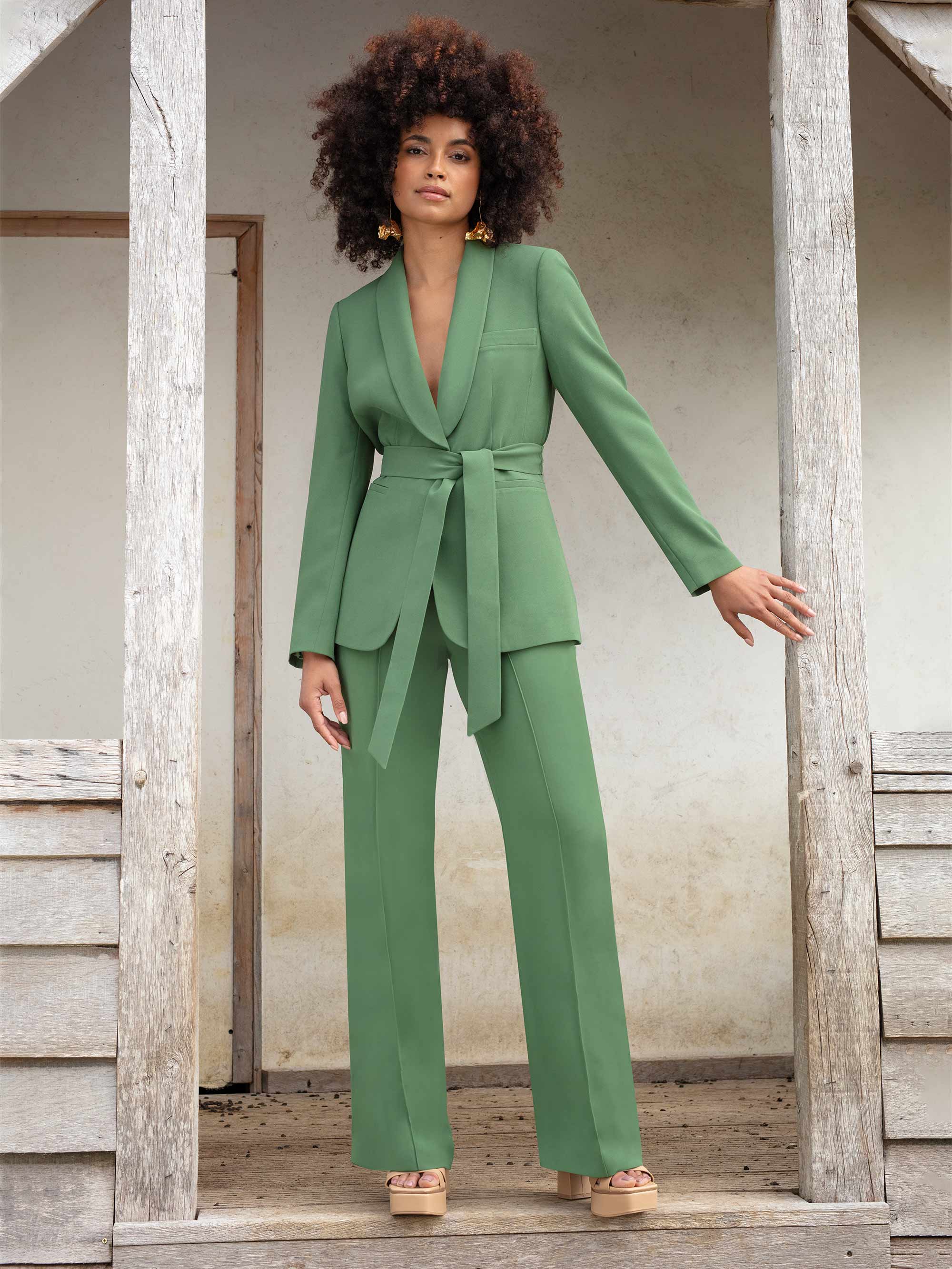 Buy online Green Solid Straight Pant Trouser from Skirts tapered pants   Palazzos for Women by W for 1299 at 48 off  2023 Limeroadcom