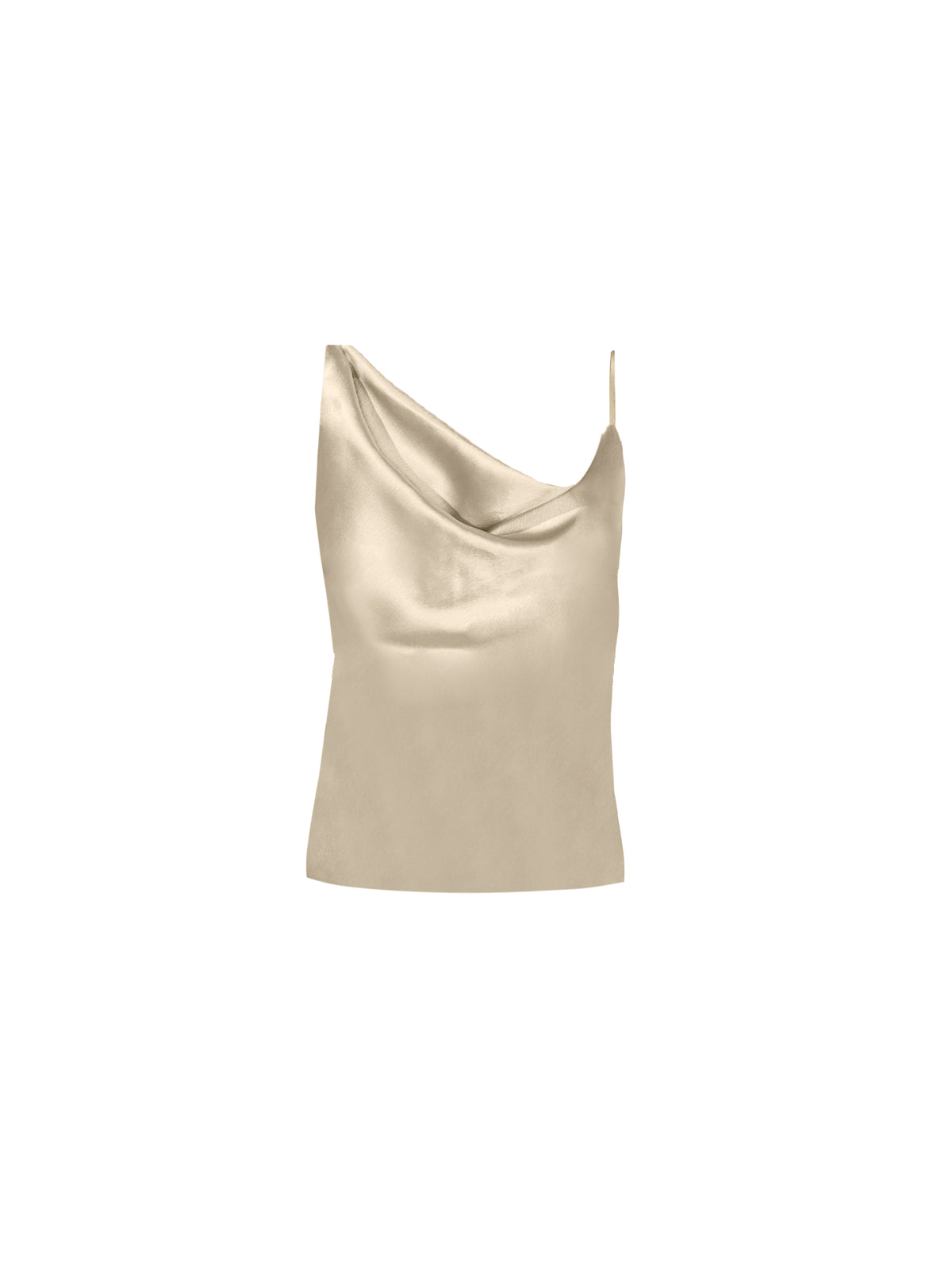 Light Gold Satin Cami Top