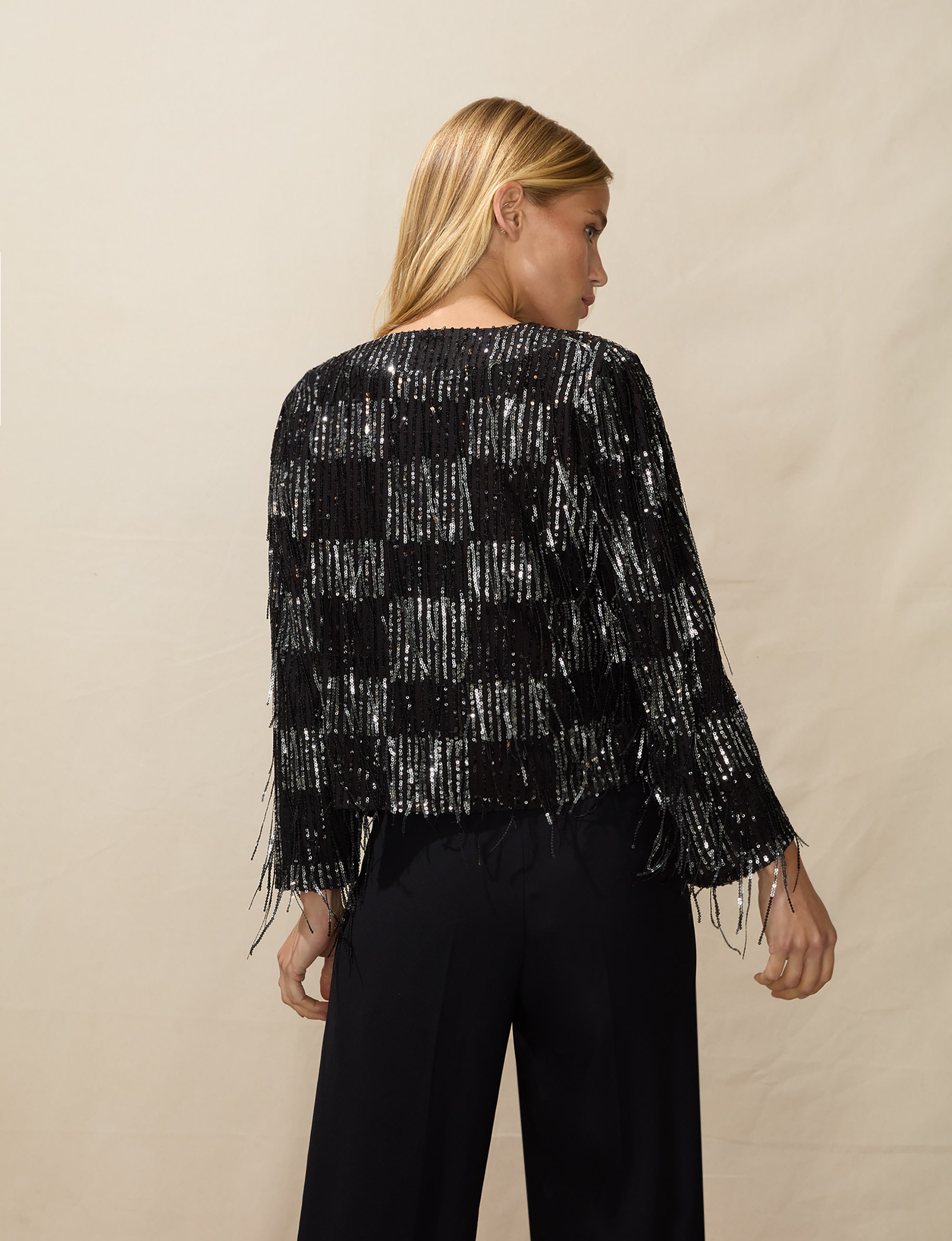 Fringe bolero on sale