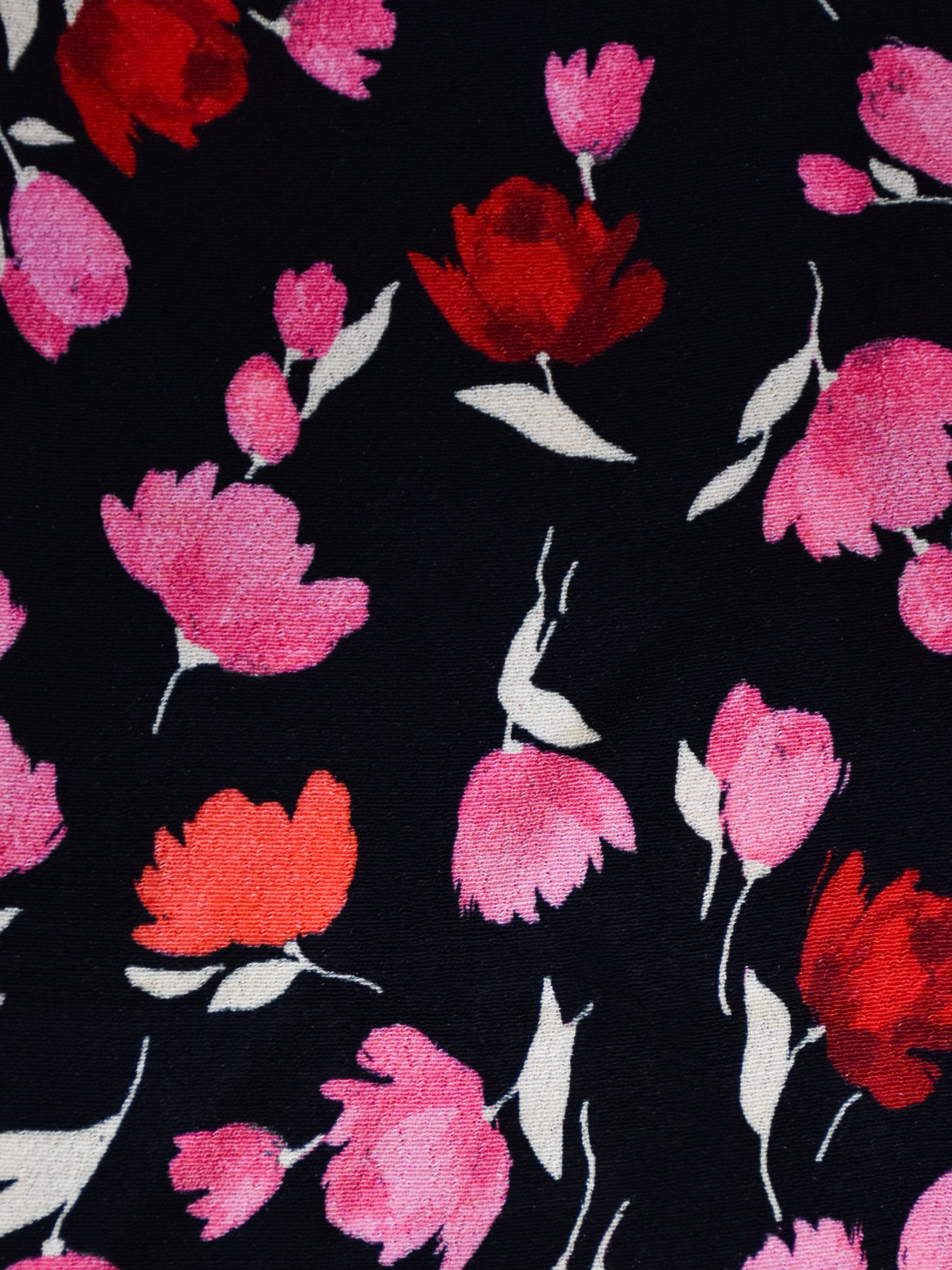 Pink Ditsy Rose Print V-Neck Short Dress – Ro&Zo