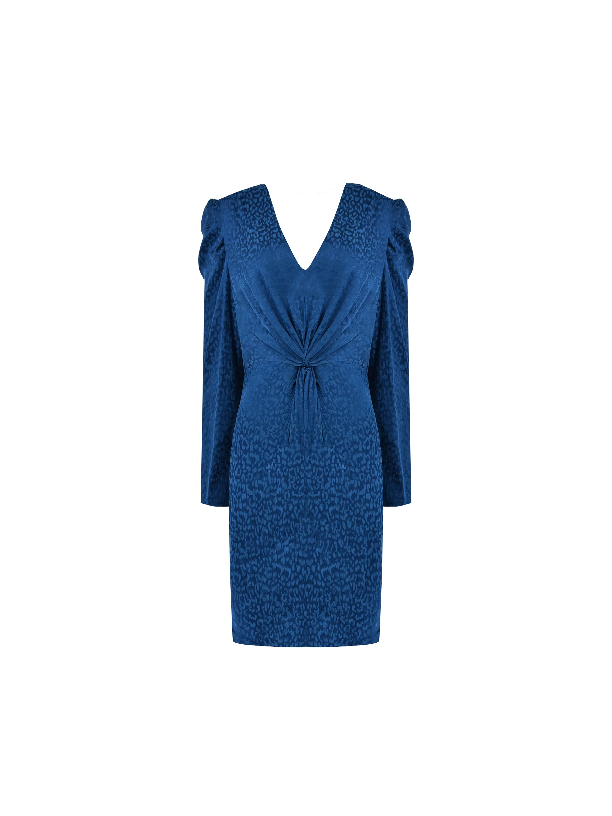 Aqua twist front outlet velvet dress