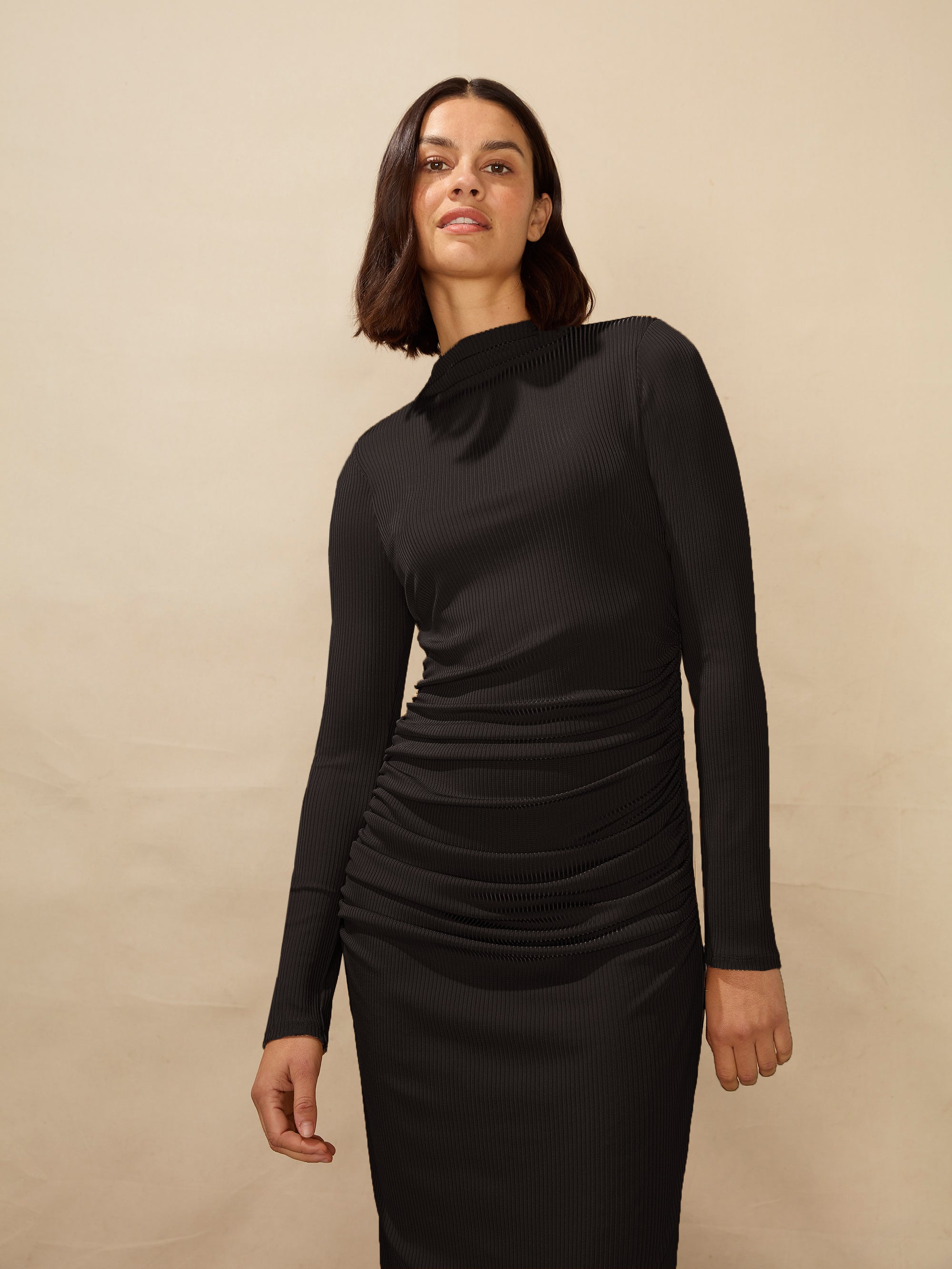 Next petite black outlet dress