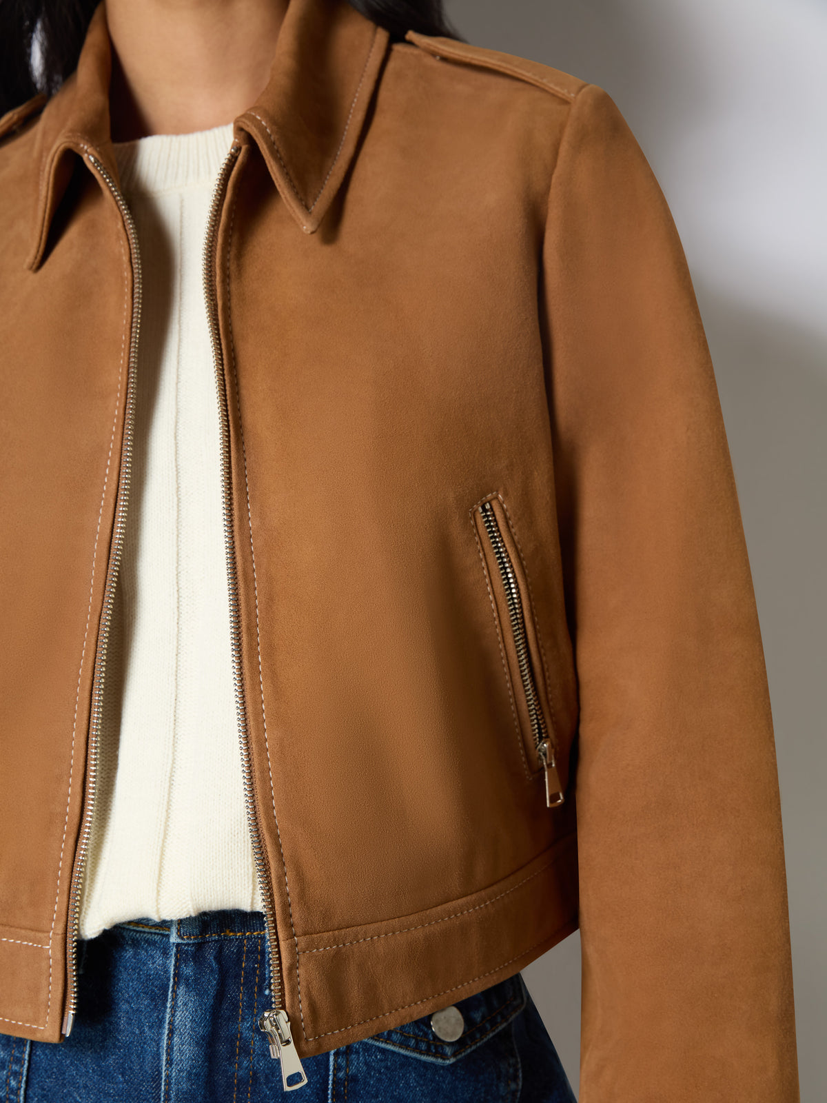 Tan Suede Jacket