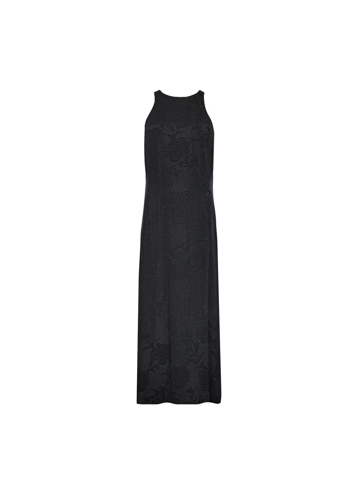 Camilla Black Jacquard Racer Dress