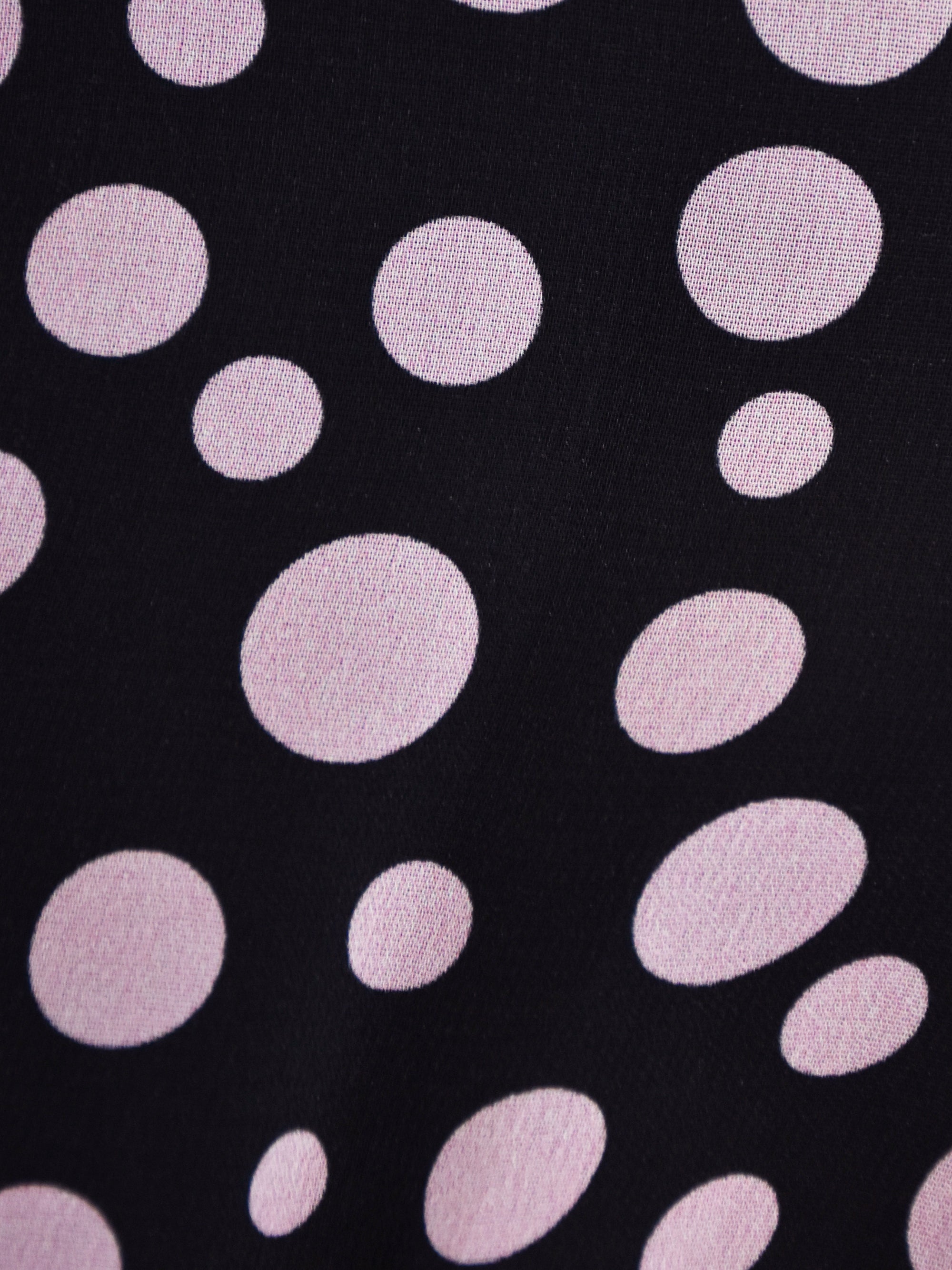 Arianna Pink Polka Dot Corsage High Low Dress – Ro&Zo