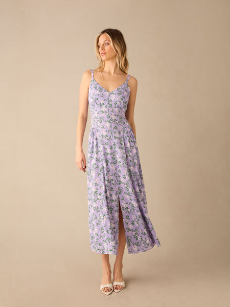 新品 Paddington Long Dress mauve beige Shipping in mid-August] [mauve beige] Paddington Long Dress
