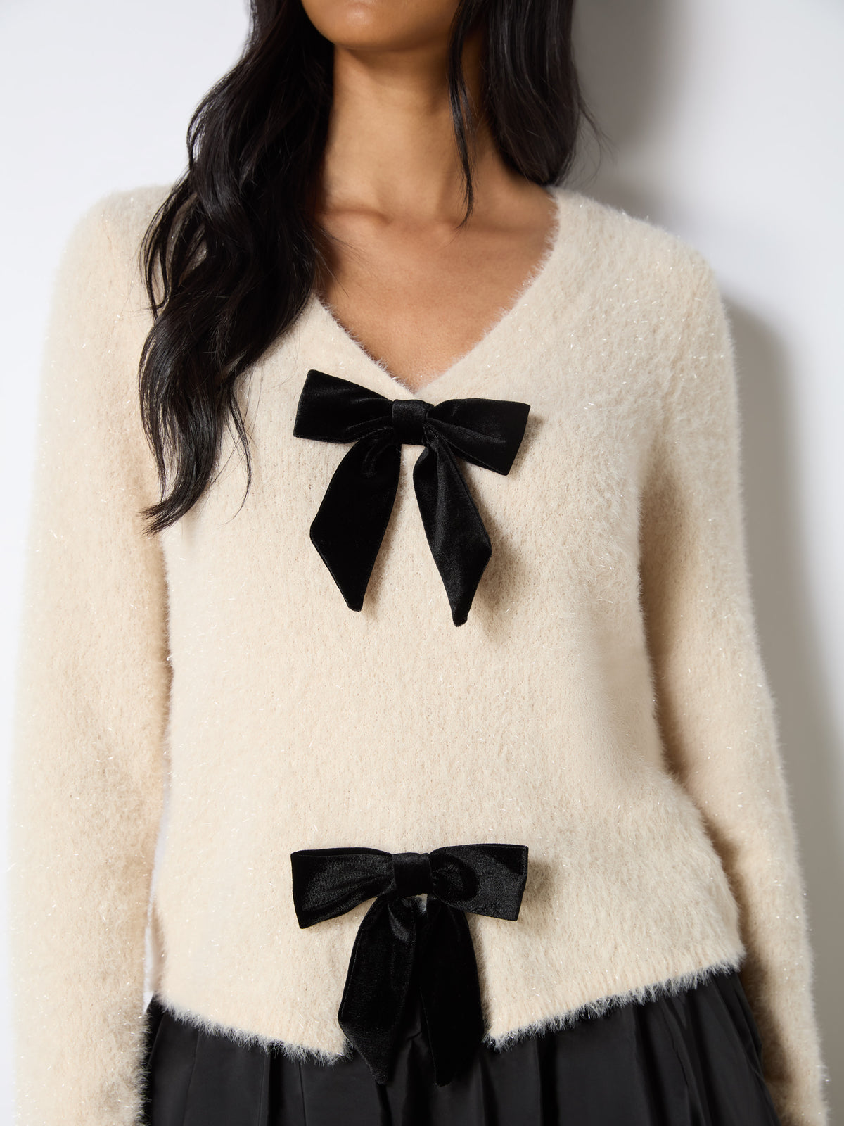 Neutral Bow Front Jumper