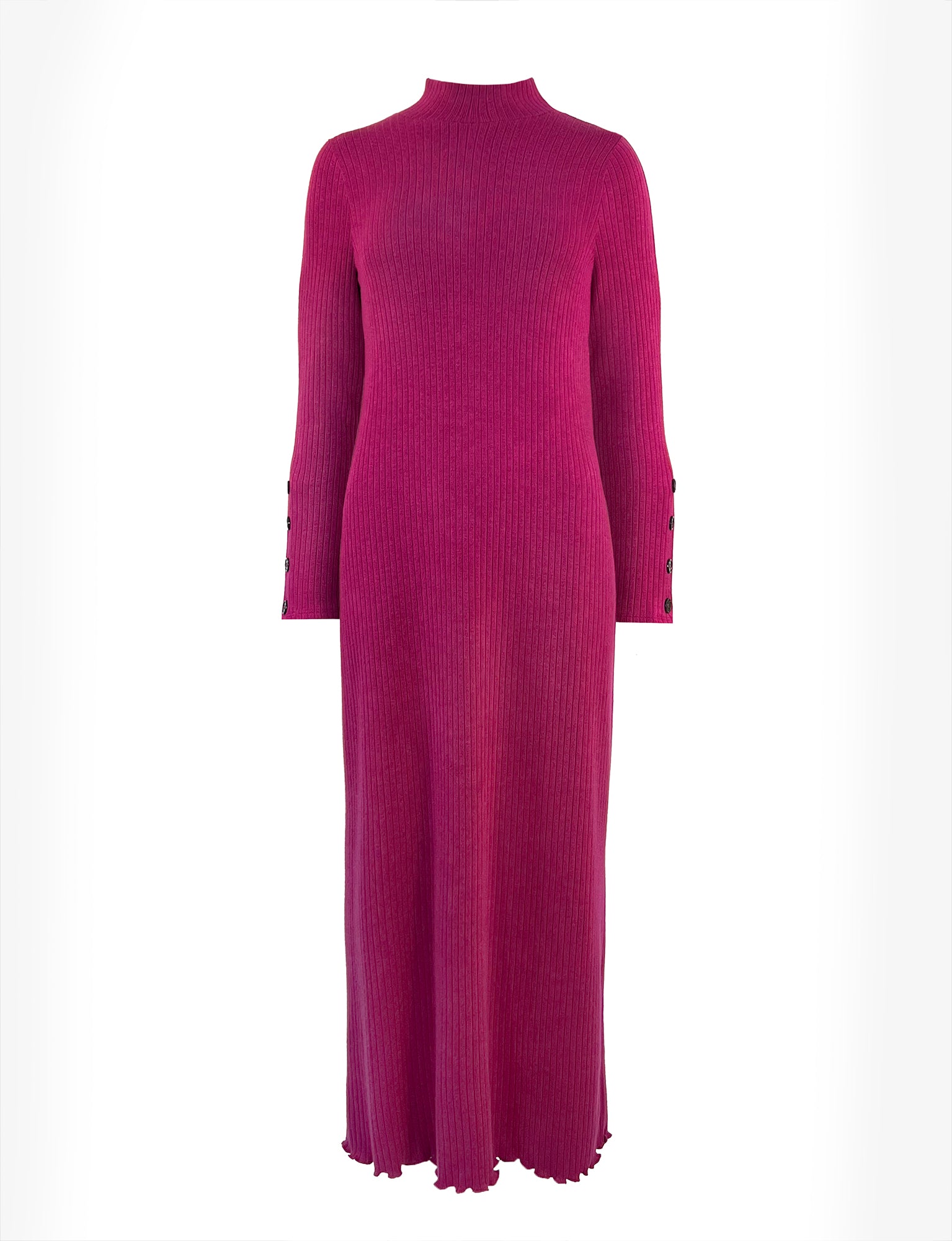 Berry Rib Knit High Neck Dress – Ro&Zo Berry Rib Knit High Neck Dress – Ro&Zo