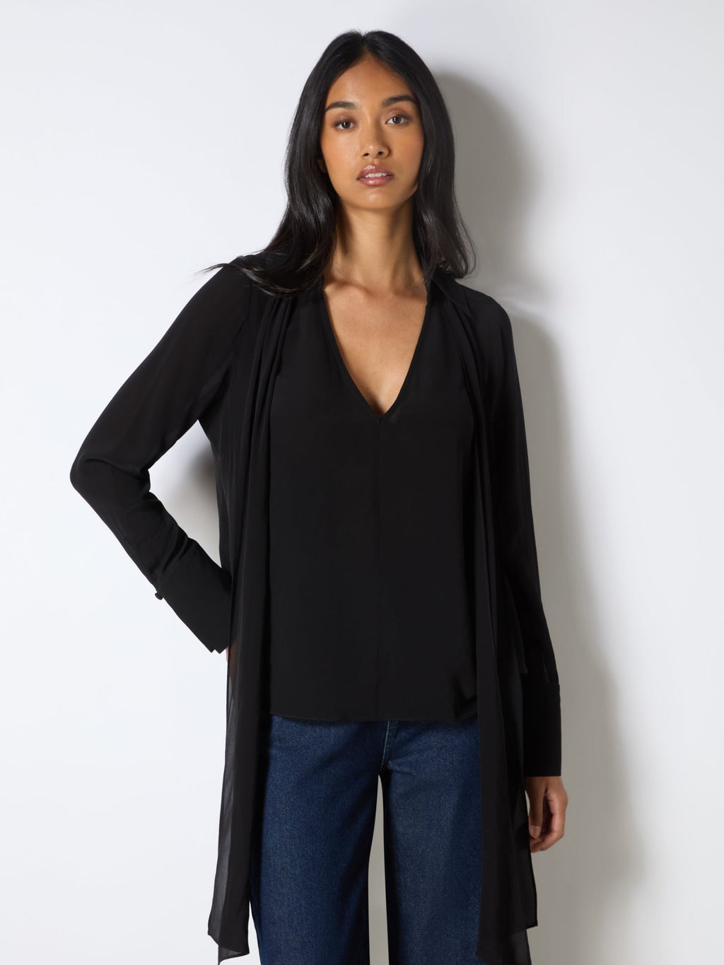 Tie Neck Blouse