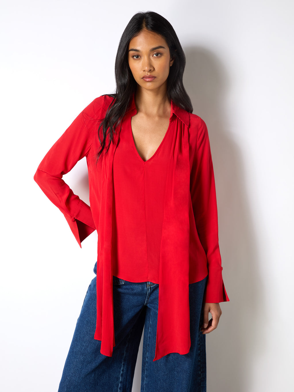 Tie Neck Blouse