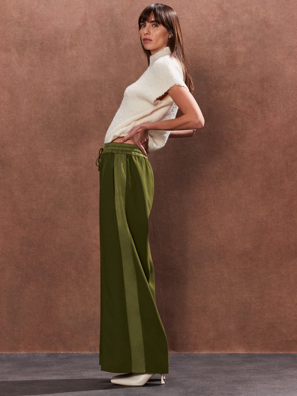 Satin Side Stripe Trousers