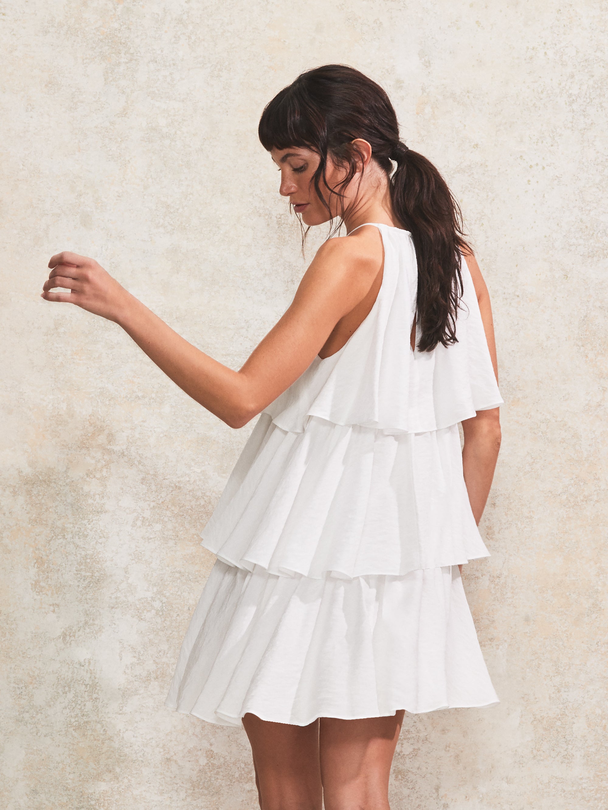 Ribbon short dress – Riu