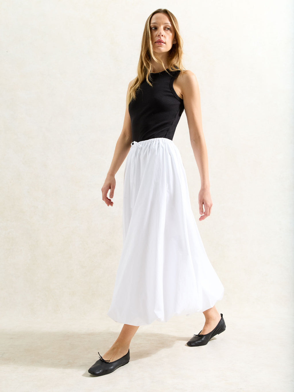 Pure Cotton Puffball Skirt