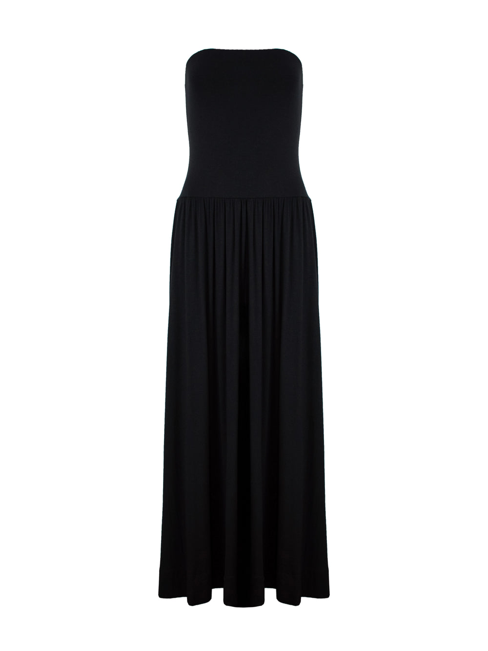 Black Jersey Bandeau Dress Ro&Zo Black Jersey Bandeau Dress Ro&Zo