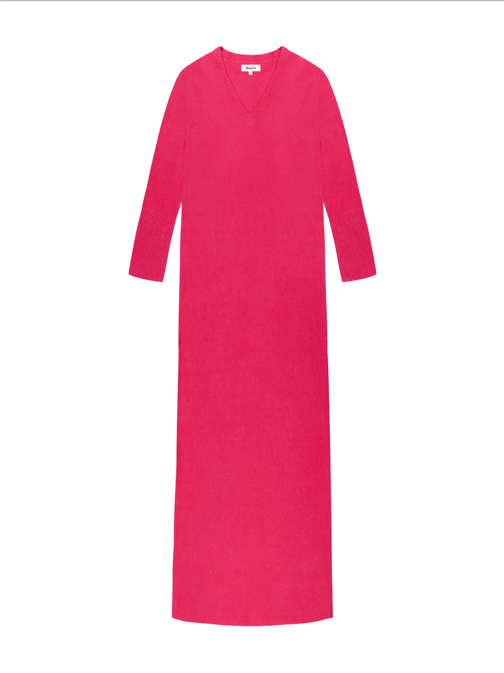 a pink wool knitted dress Patou
