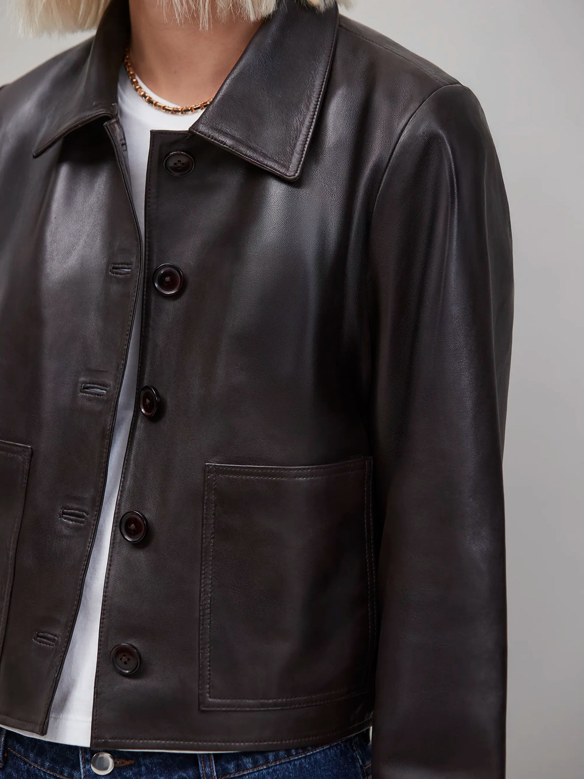 Chocolate Leather Jacket