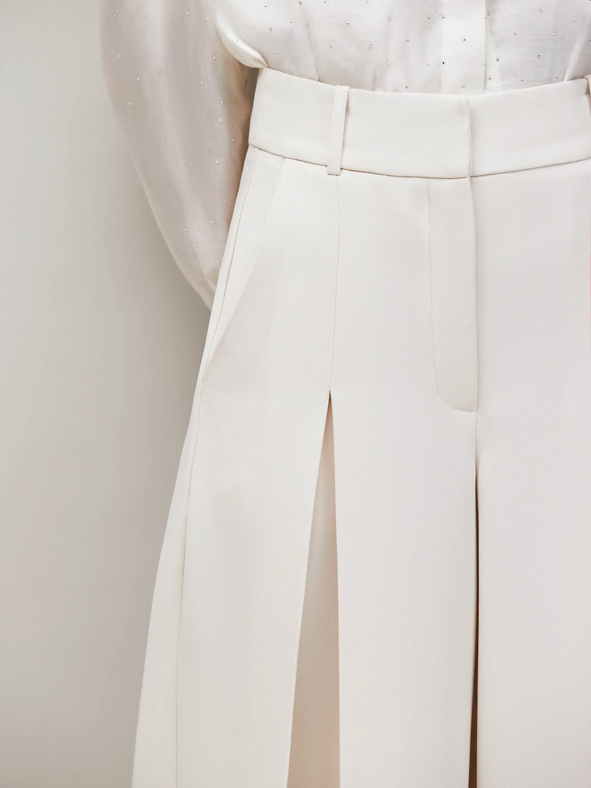 Petite Wide-Leg Trousers