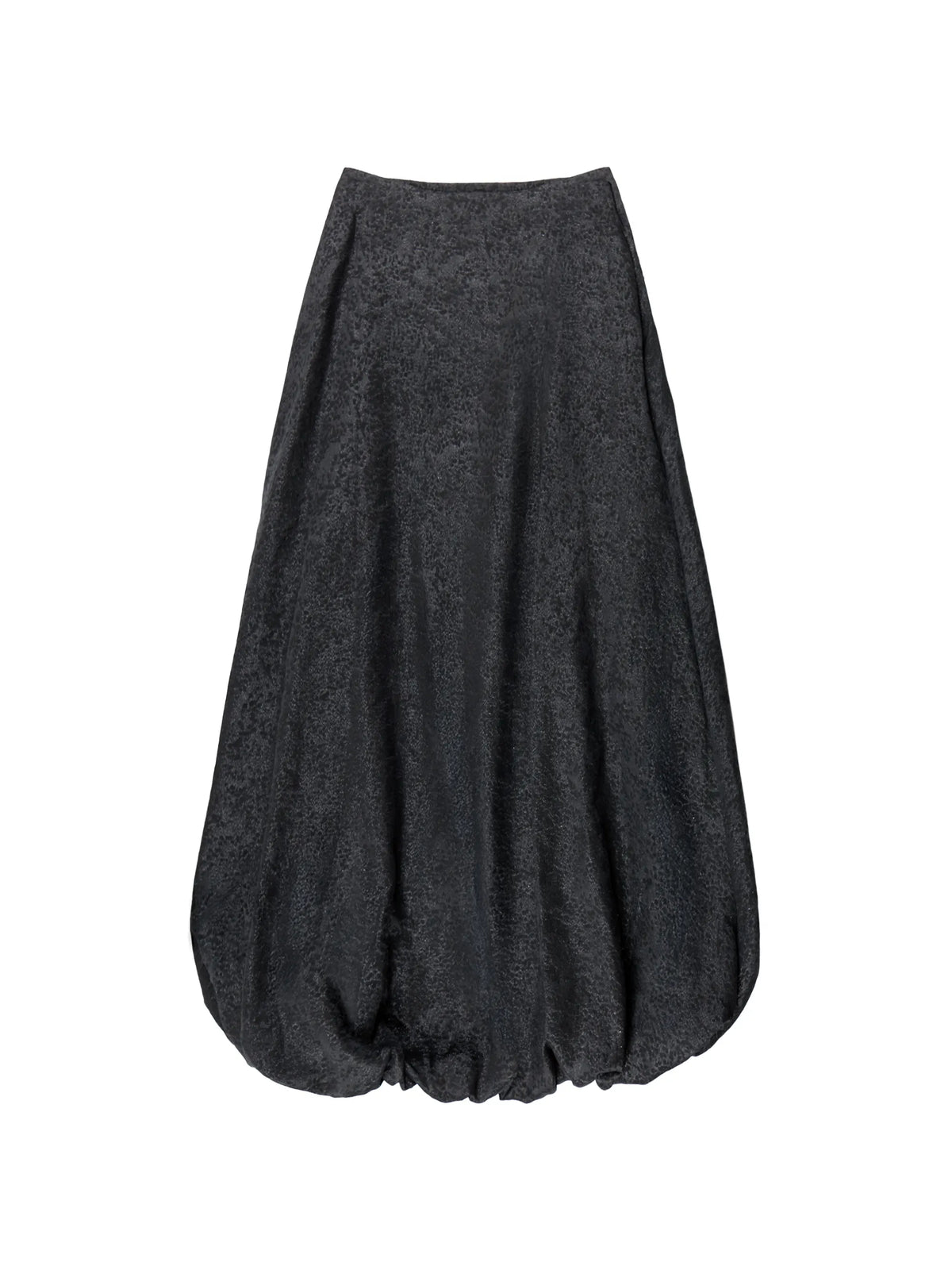 Petite Black Jacquard Puffball Skirt