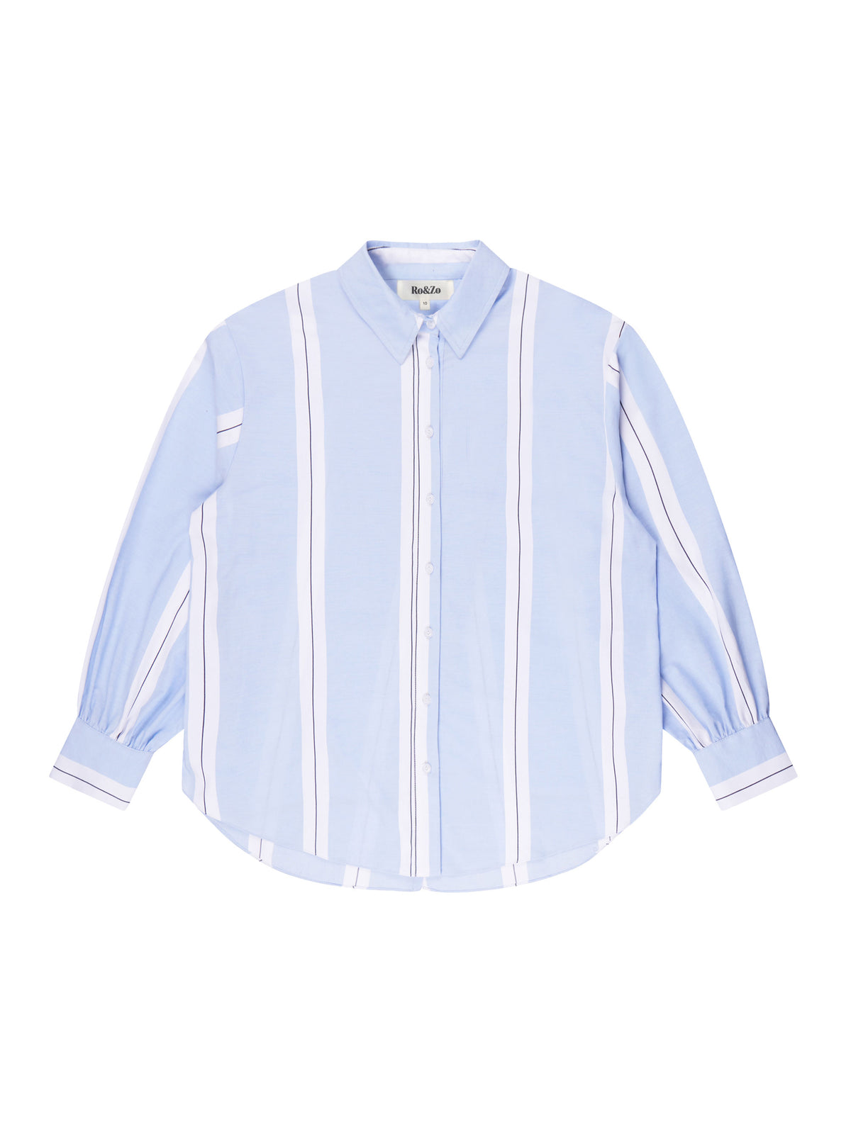 Blue Striped Cotton Shirt