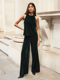 Green Velvet Trousers
