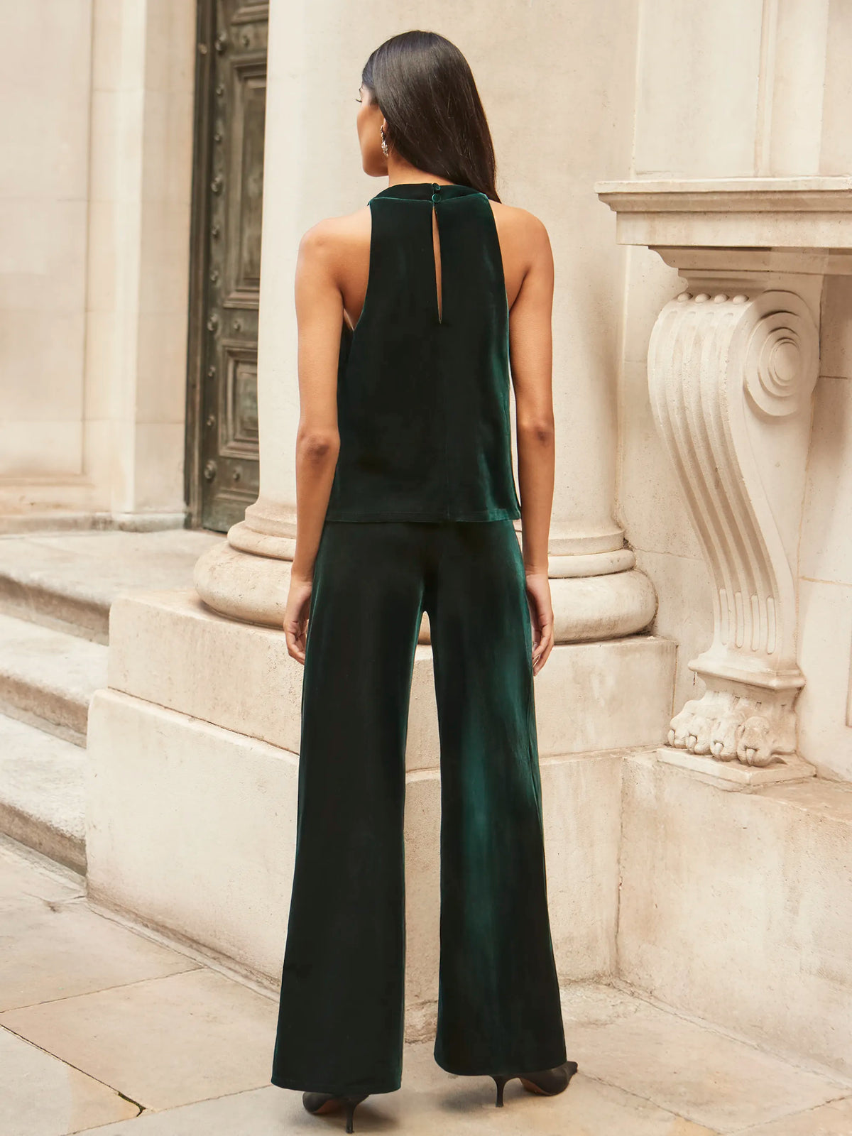 Green Velvet Trousers