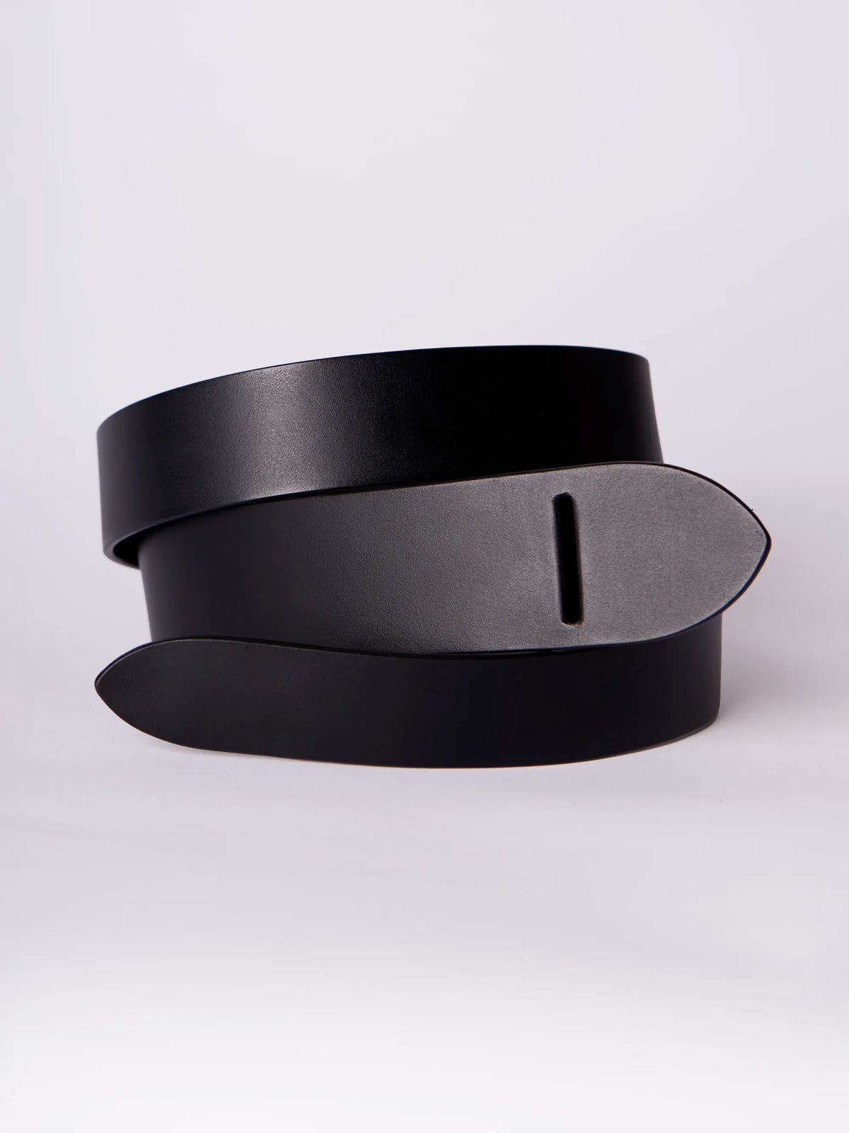 Black Knot Leather Belt