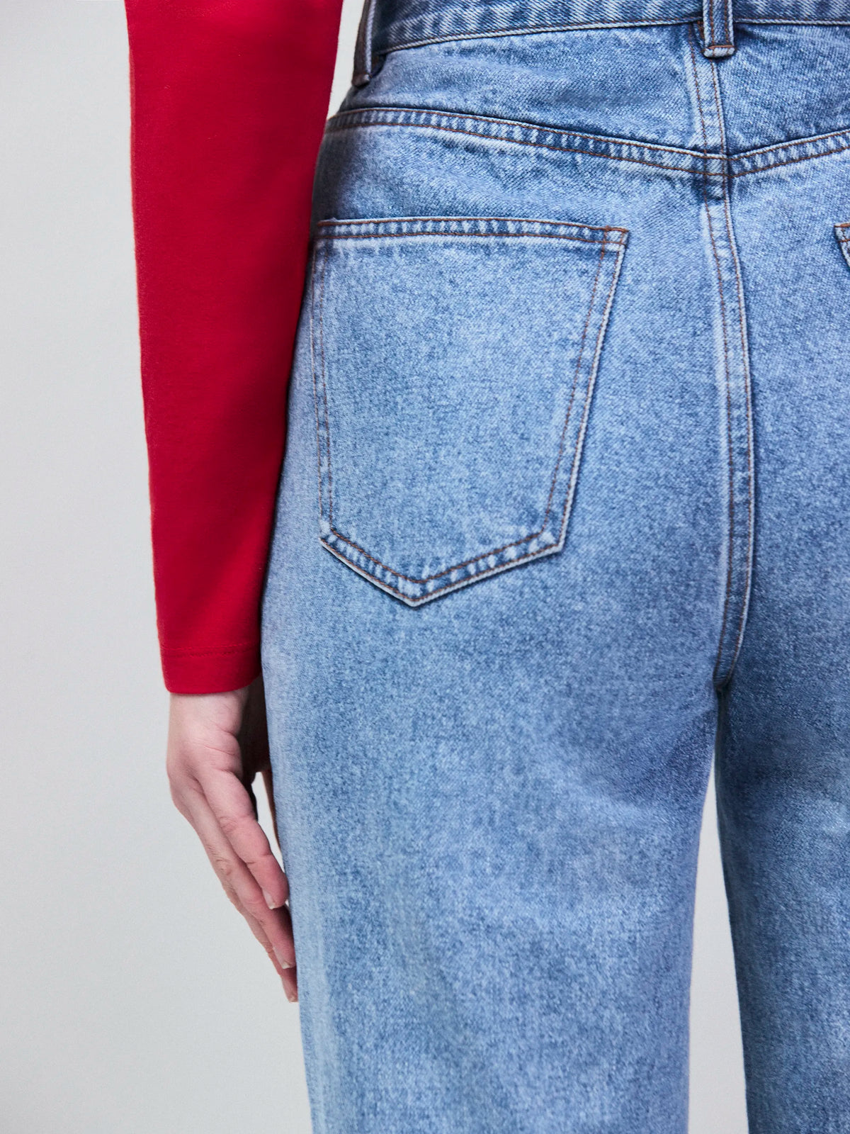 Blue Denim Bootleg Jeans