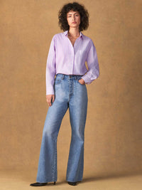 Blue Denim Bootleg Jeans