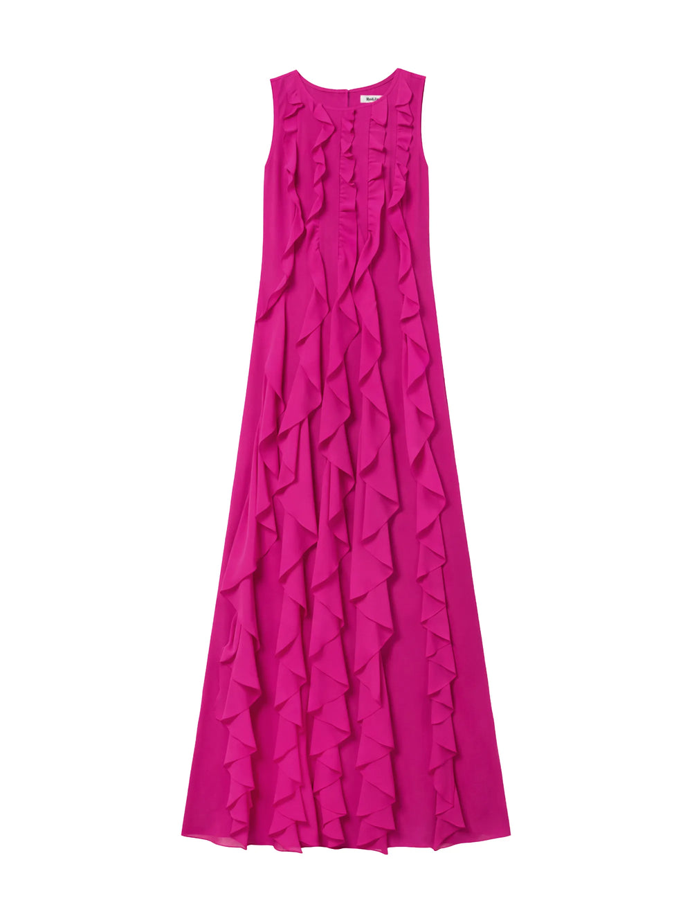 Petite Leonor Pink Chiffon Waterfall Frill Maxi Dress – Ro&Zo Petite Leonor Pink Chiffon Waterfall Frill Maxi Dress – Ro&Zo