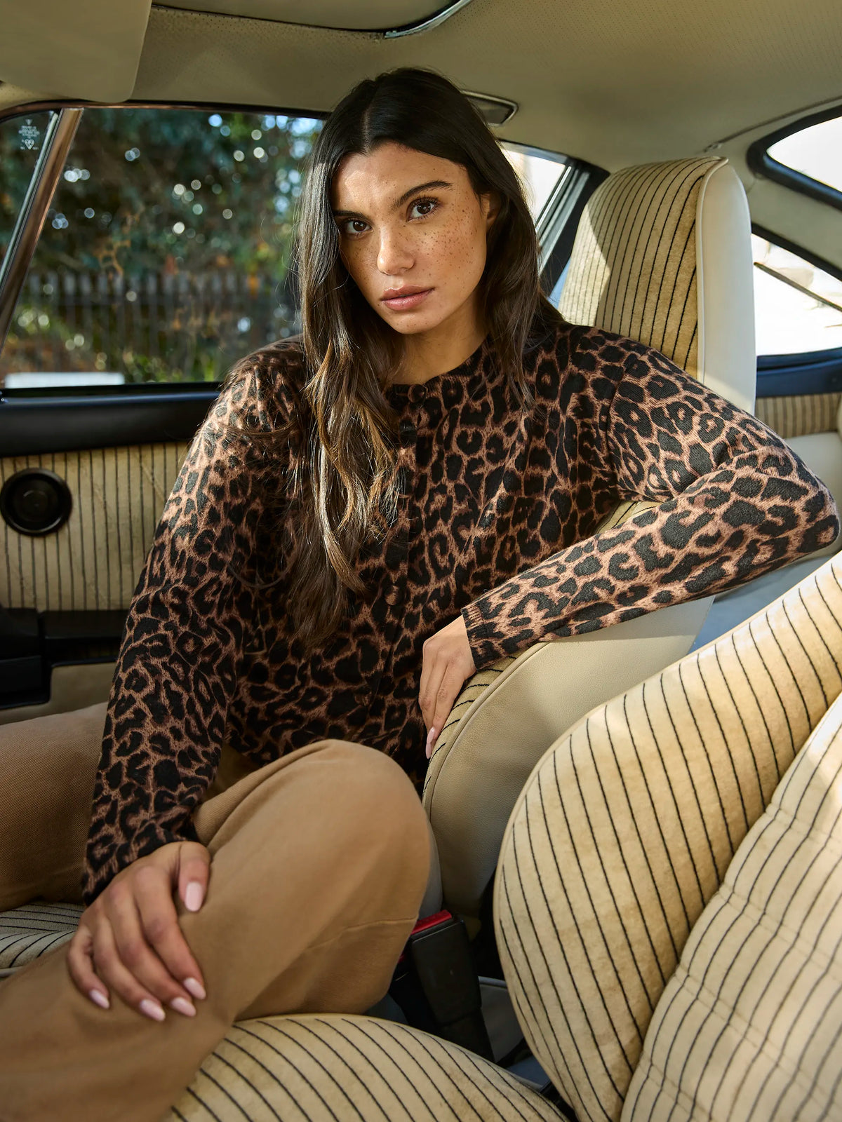 Leopard-Print Cotton And Cashmere-Blend Cardigan