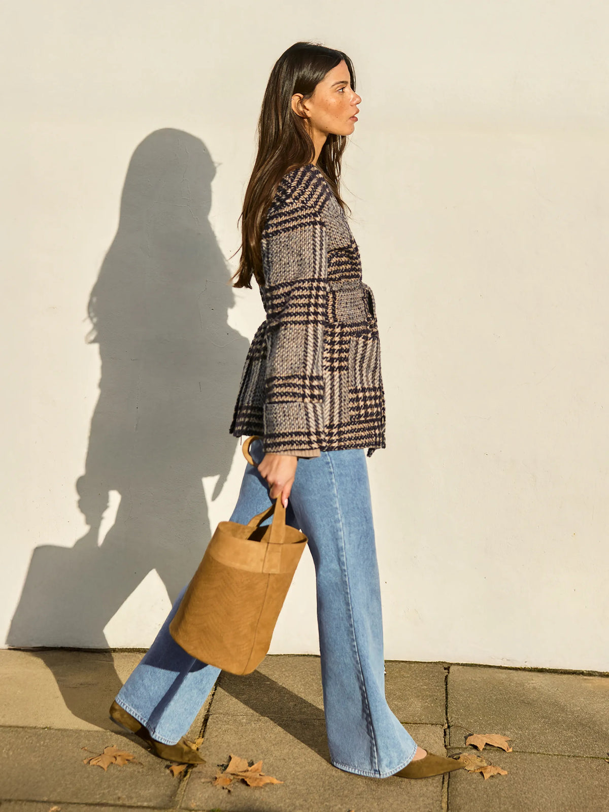 Heritage Check Belted Jacket