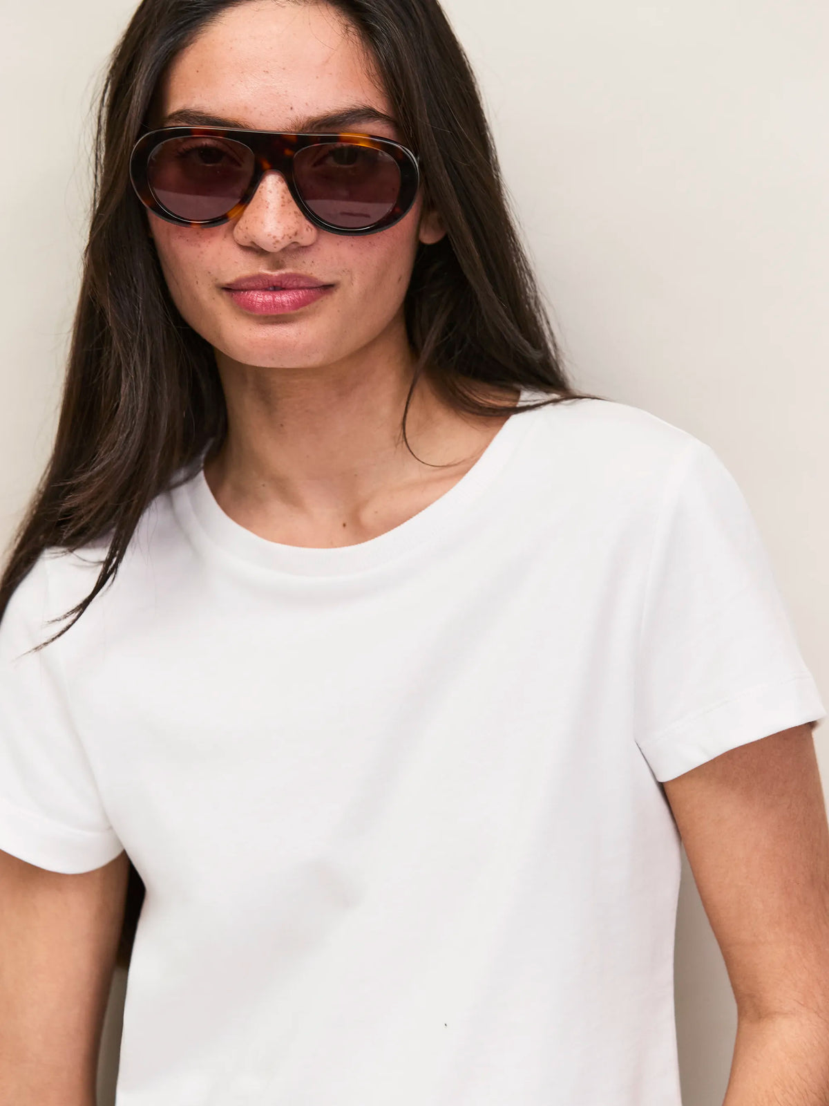 White Cotton Jersey Baby T-Shirt