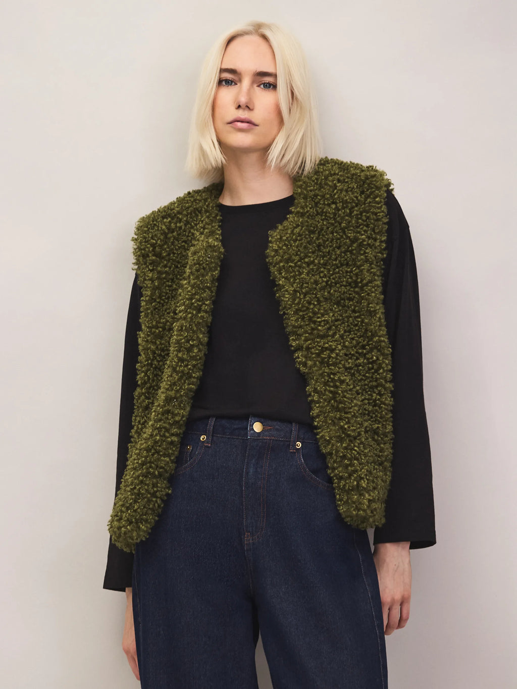 Faux Shearling Gilet