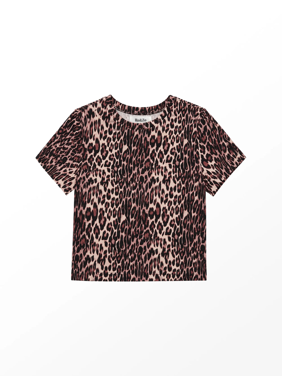 Leopard print baby T-shirt