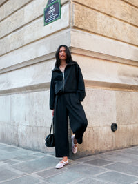 Black Ponte Trousers