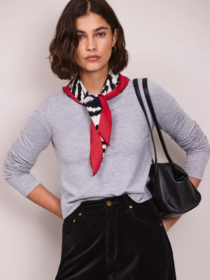 Zebra Print Scarf